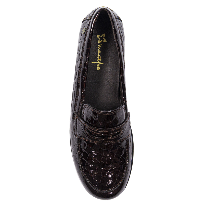 Maciejka Women's Brown Leather Low Shoes