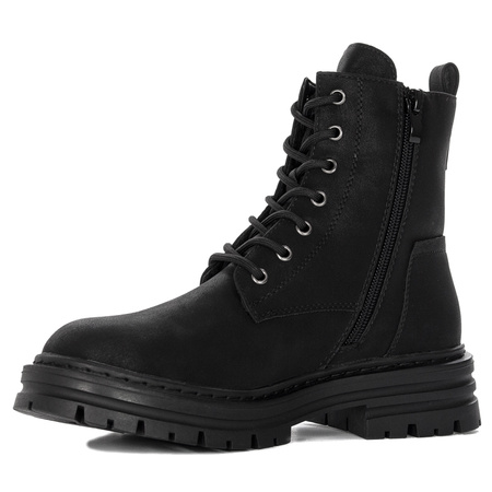 Boots Sergio Leone Black Nubuck Warmed Lace-Up Boots