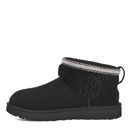 UGG Women’s Platform Snow Boots Ultra Mini Maxi Curly Black 1158263-BLK
