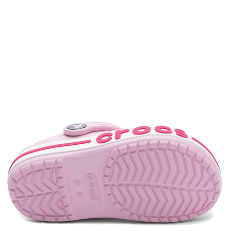 Crocs Bayaband Clog Klapki Dziecięce Różowe 207018-6TG