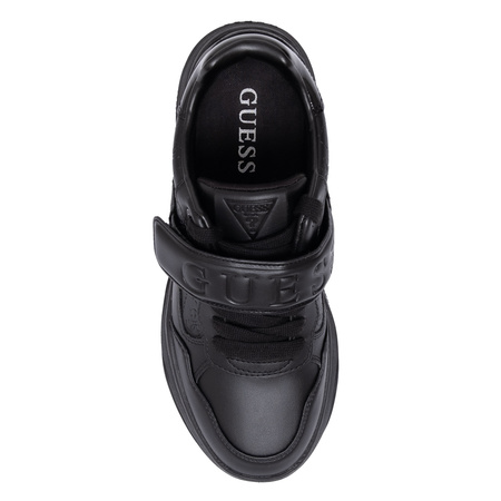 Guess Platform Logo-Strap Chunky Sneakers Black FLFHNNELE12-BLACK