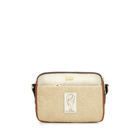 Anekke Artistic Two-Compartment Crossbody Bag With Front Flap Pocket Multicolour 42713-349