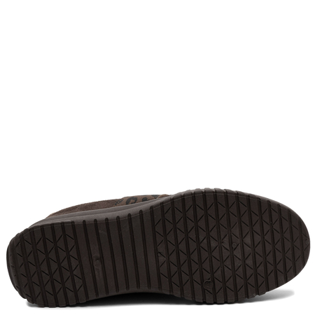 Big Star Sneakersy Damskie Zamszowe z Motywem Zwierzęcym Brązowe TT274265-BROWN