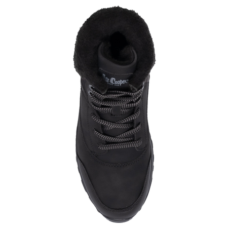 Lee Cooper Ocieplane Botki Na Platformie Czarne LCJ-25-01-3743