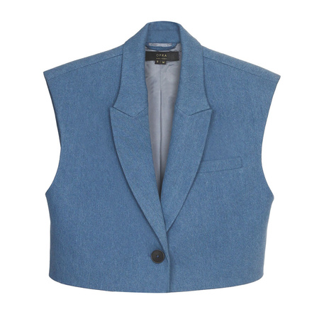 Opra Women's Vest Basima Indigo