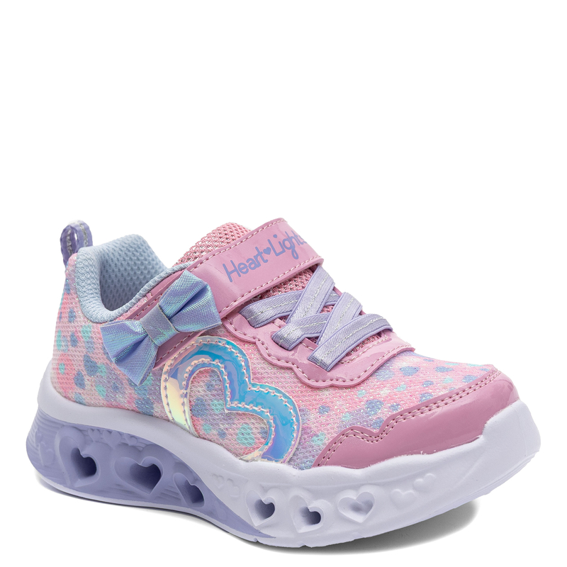 Skechers Heart Lights Kids' Sport Sneakers Light-Up Pink 302691N-PKLV