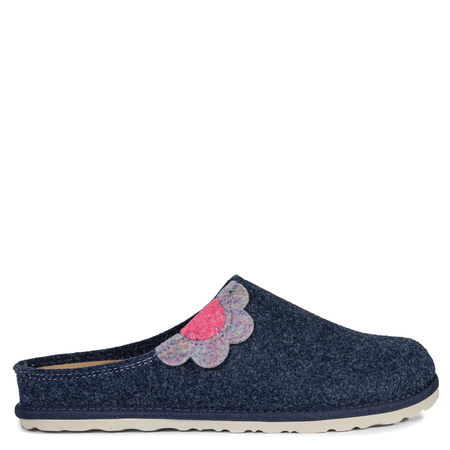 Inblu Women's Grey-Blue Slippers