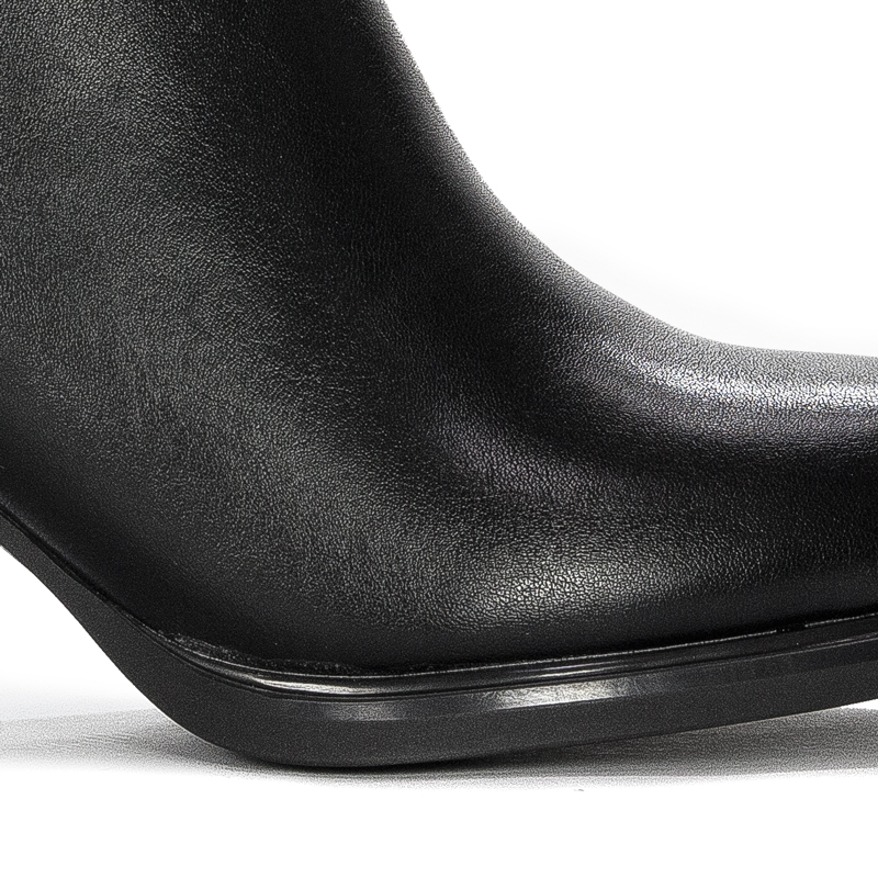 S.Barski Women's Black warmed boots