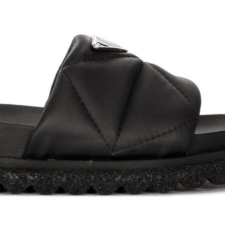 Venezia Eri Black platform slides