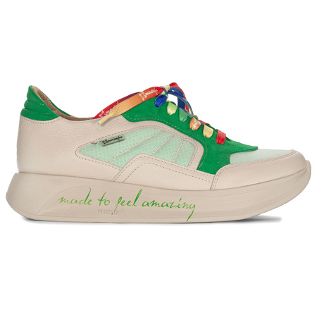 Maciejka Women's Low Shoes Green and Beige