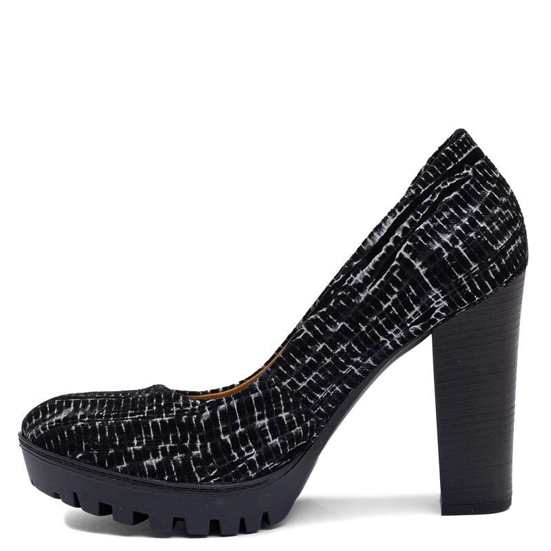 Maciejka Leather Elegant Heeled Pumps Black 2629W-11/00-1