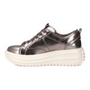 Filippo Leather Gun Metal Low Shoes