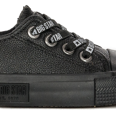 Big Star Trampki dziecięce chłopięce wsuwane Black czarne