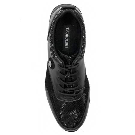 Sokolski GS J21-156 Black Flat Shoes
