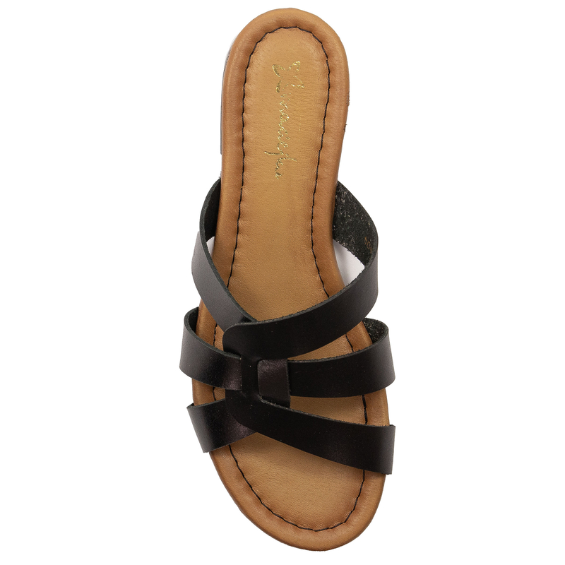 Maciejka Black Women's Slides