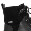 Sergio Leone Women's black insulated boots ankle 