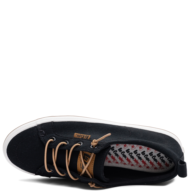 Lee Cooper Klasyczne Trampki Materiałowe Półbuty Niskie Czarny LCW-26-02-4059L