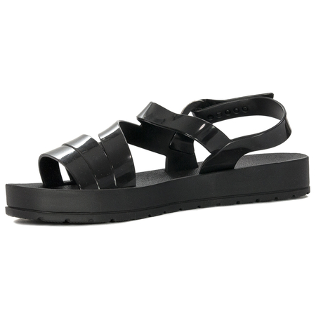 Sandały damskie Zaxy Freeze Sand Plat Fem Black Czarne
