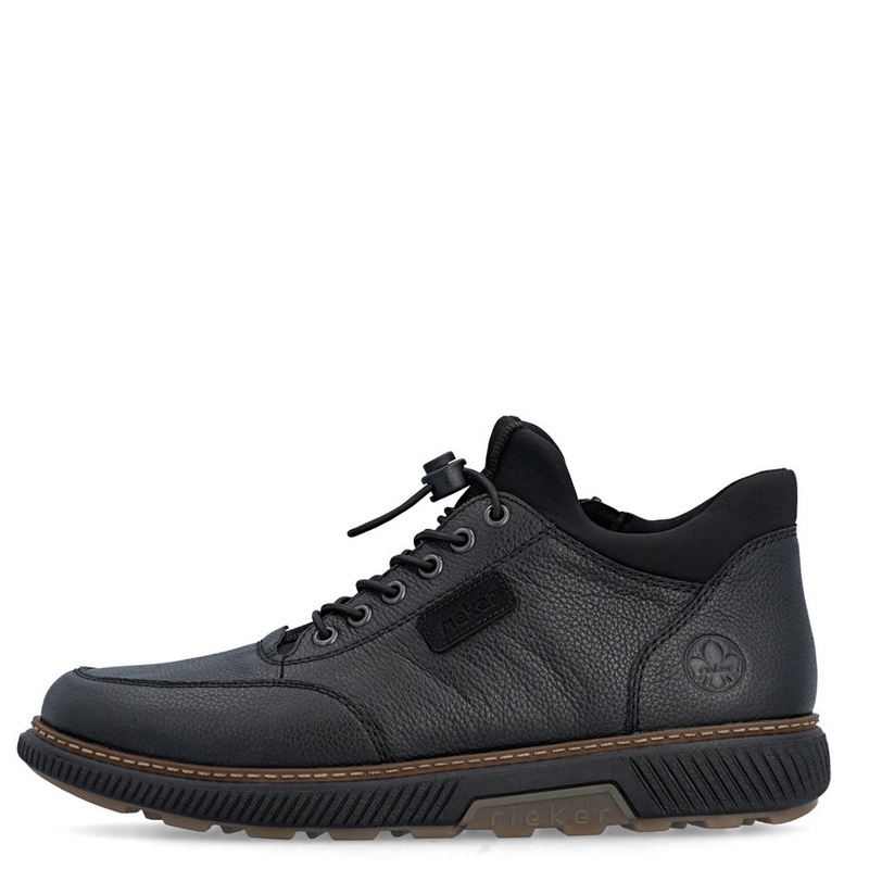 Rieker Comfortable Men's Low Shoes Black B3356-00-BLK