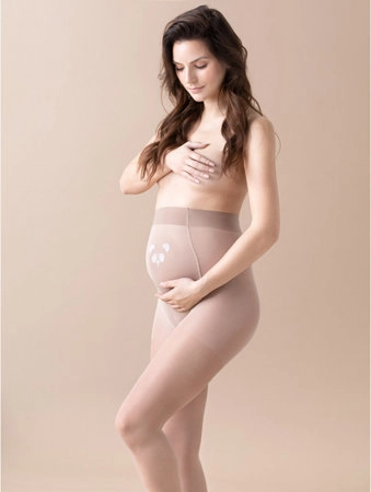 FIORE Maternity Tights Mama Panda W5003 20 DEN Nude