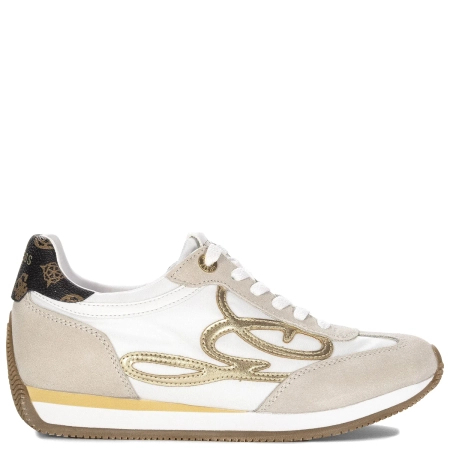 Guess Sneakersy Damskie Sznurowane White