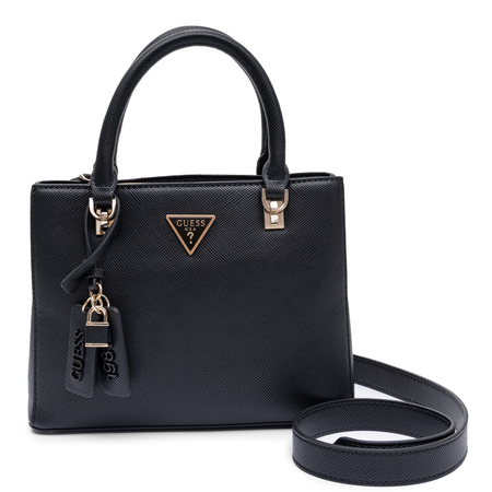 Guess Torebka Damska Do Ręki I Na Ramię Elegancka Czarna ZG967205-BLACK