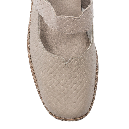 Rieker Women's Velcro Beige Low Shoes