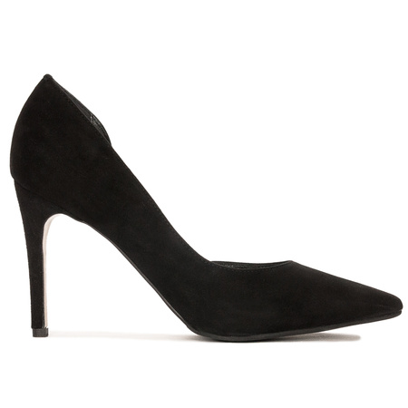 Visconi women's Nero Leather Heels Pumps