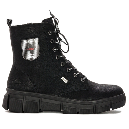 Rieker X3410-00-41 Warned Black Boots
