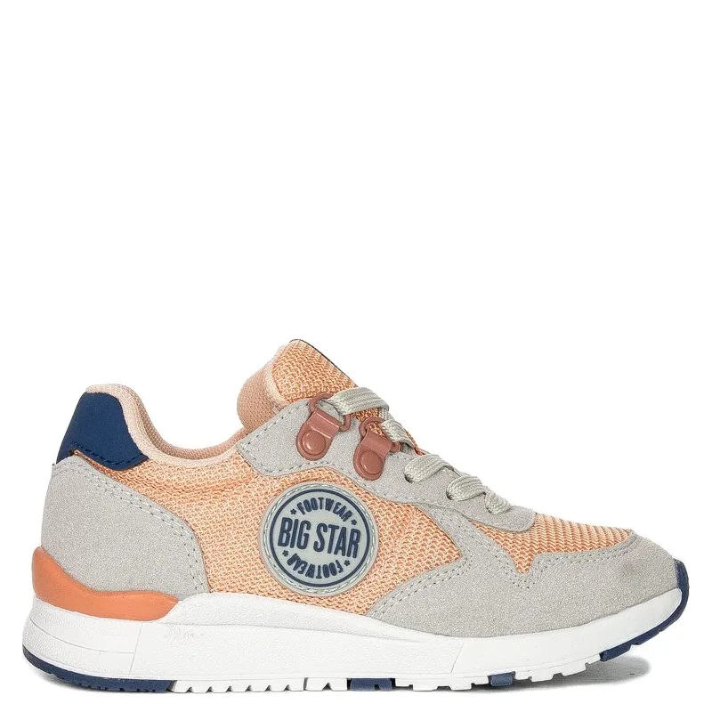 Big Star Sneakersy buty dziecięce LT.ORANGE J.Pomarańczowe