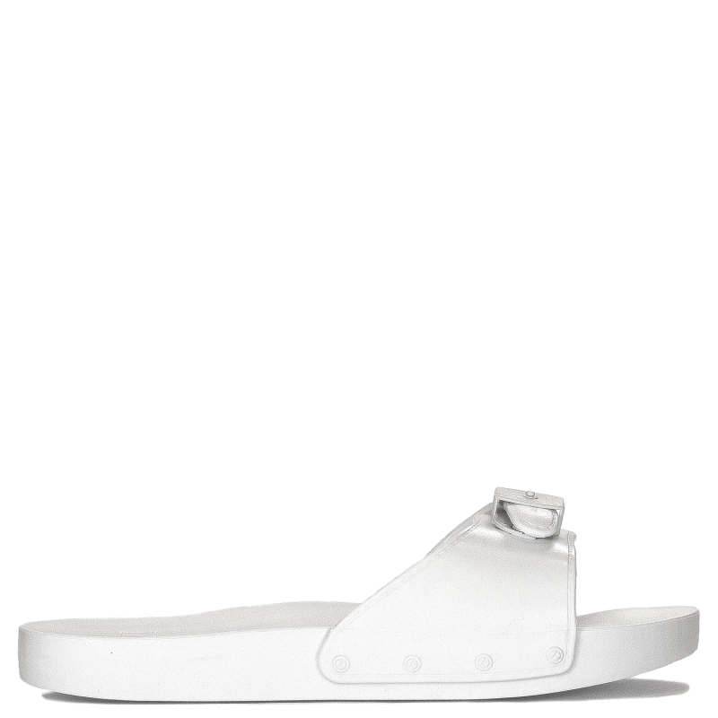 Scholl Women's flip-flops Pescura Flat Aqua Off White