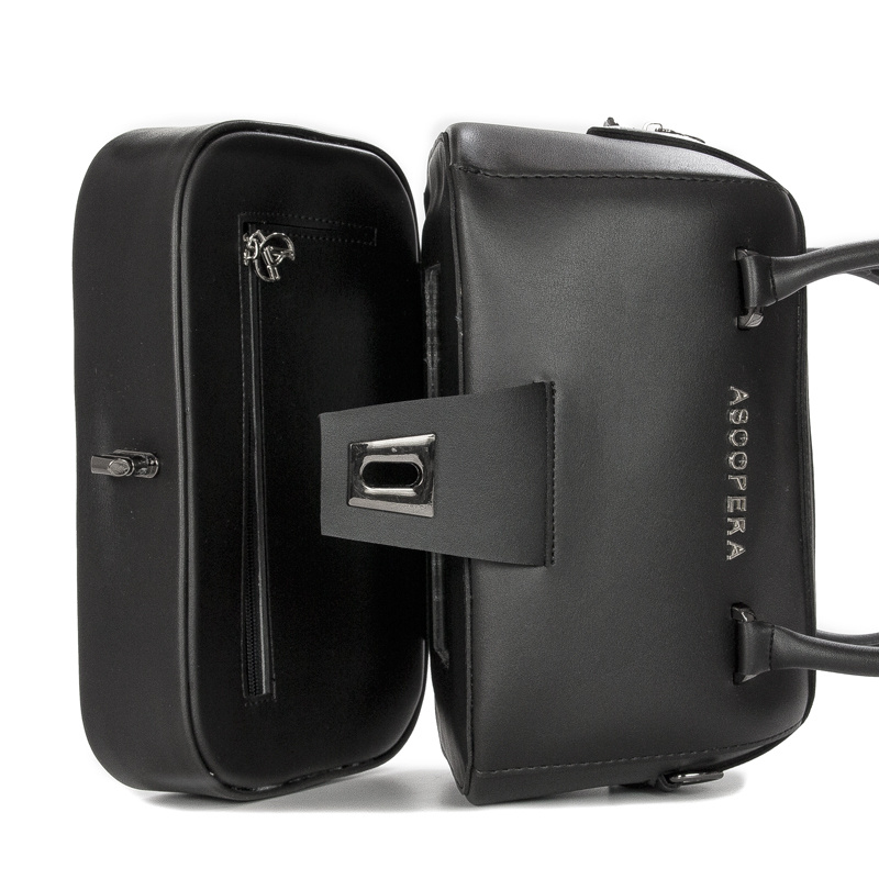 Ascopera Revello AP21-R031 Ebony Black Totes Bag