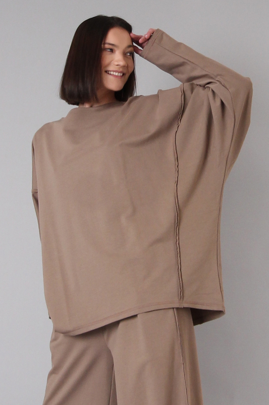 Opra Women's sweatshirt Inas Beige