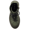Maciejka Velour Combat Boots on Platform Olive Green 06309-24/00-8