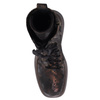Maciejka Combat Leather Patina Boots Chunky Sole Brown-Gold 06203-32/00-8