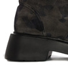 Wonders Women's Leather Boots On The Camo Platform Wonders Botki Damskie Skórzane Na Platformie Jungla Negro