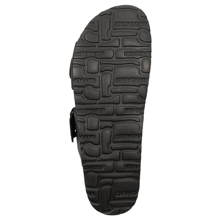 Dr. Brinkmann Women's Slides Black Leather
