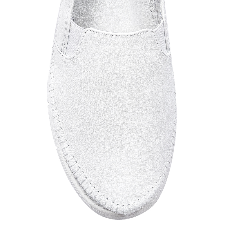 Maciejka 03512-26/00-5 White Flat Shoes