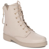 Maciejka Beige Women's Lace-Up Boots