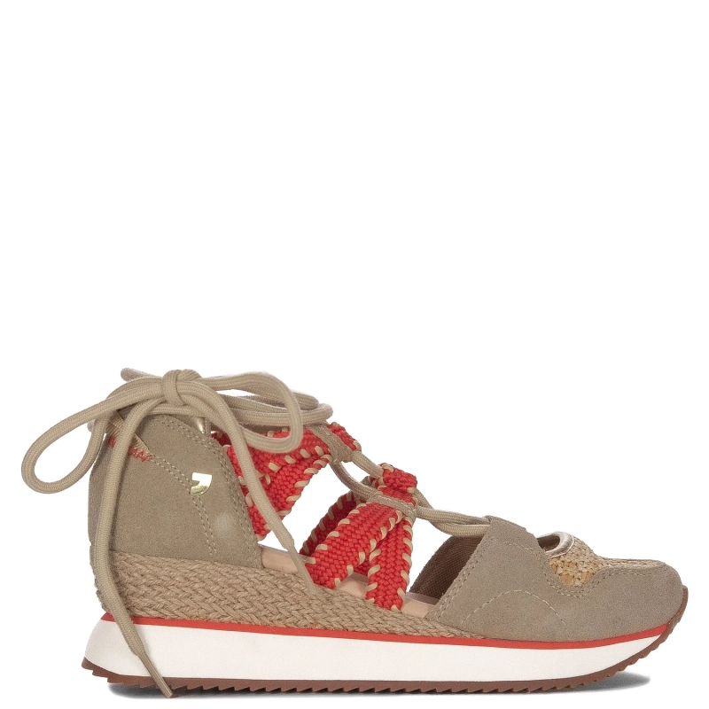 Gioseppo Women's Beige Half Shoes