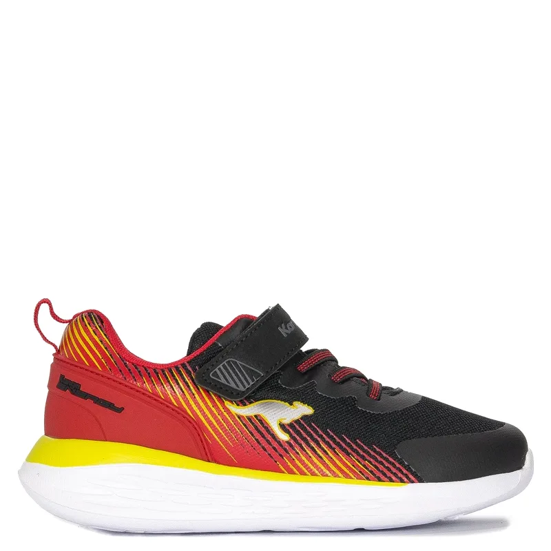 Kangaroos Sneakersy półbuty dziecięce chłopięce Jet Black/Fiery Red