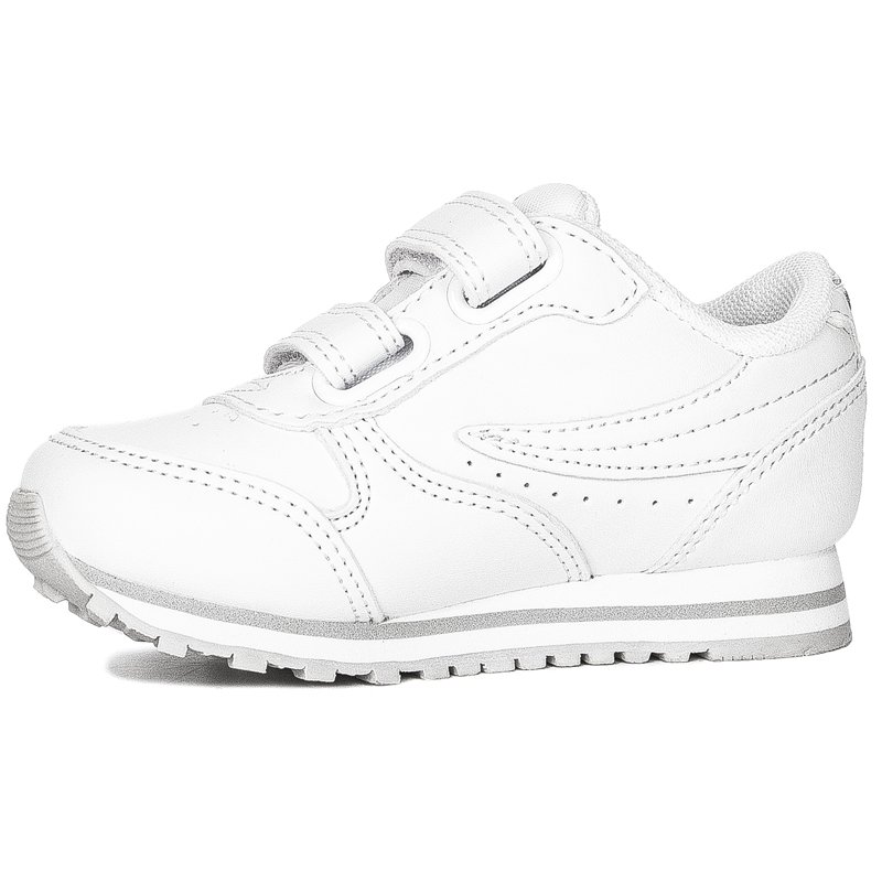 Fila Orbit Velcro Infants 1011080.84T White Gray Violet Sneakers