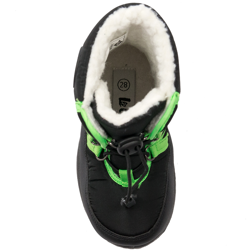 Lee Cooper Śniegowce botki dziecięce chłopięce Black czarne