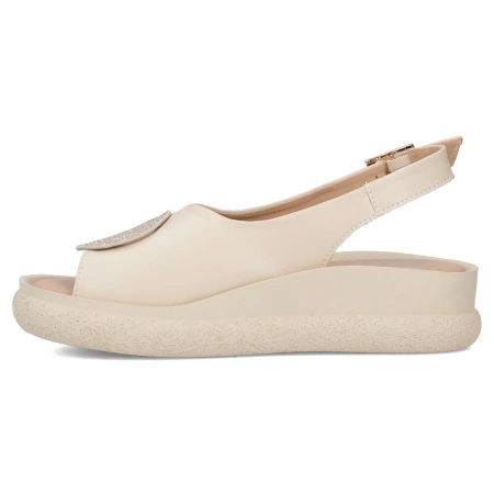 Filippo Women's Flat Sandals Beige
