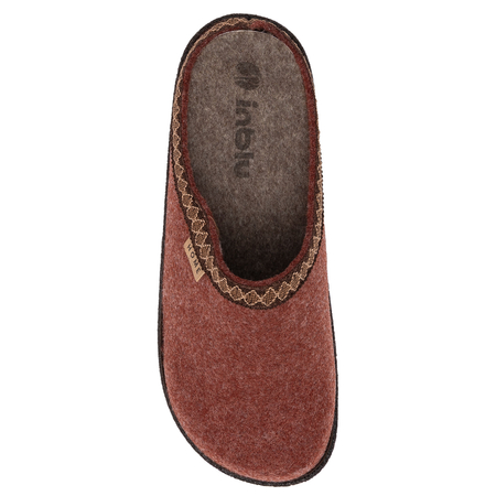 Inblu Cozy Slip-On Women’s House Slippers Cushioned Sole Rust NL000009-ROST