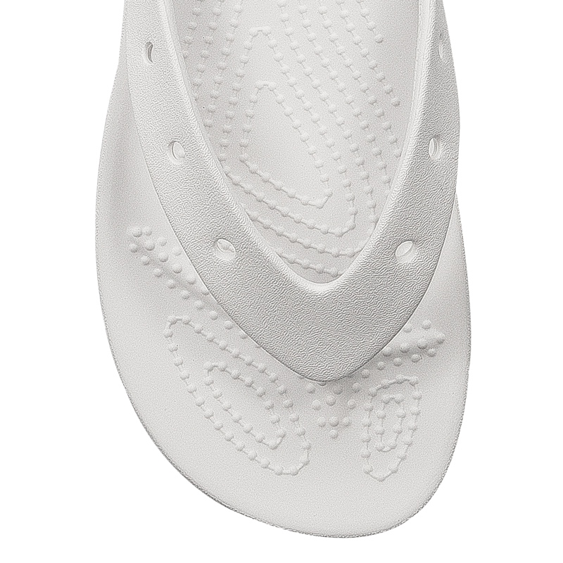 Crocs Klapki Damskie White Platform Flip Białe