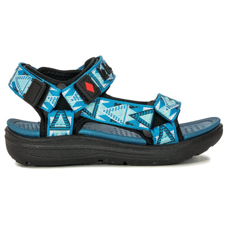 Lee Cooper Sandały dziecięce chłopięce Black-Blue Niebieskie