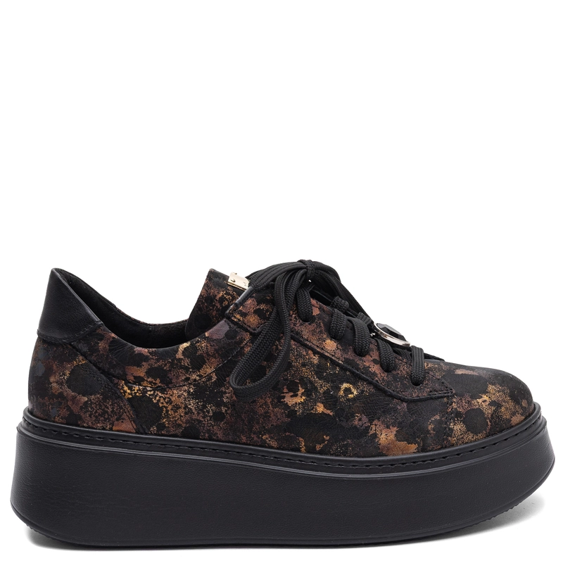 Maciejka Leather Platform Sneakers Multicolor Pattern 6191W-10/00-8