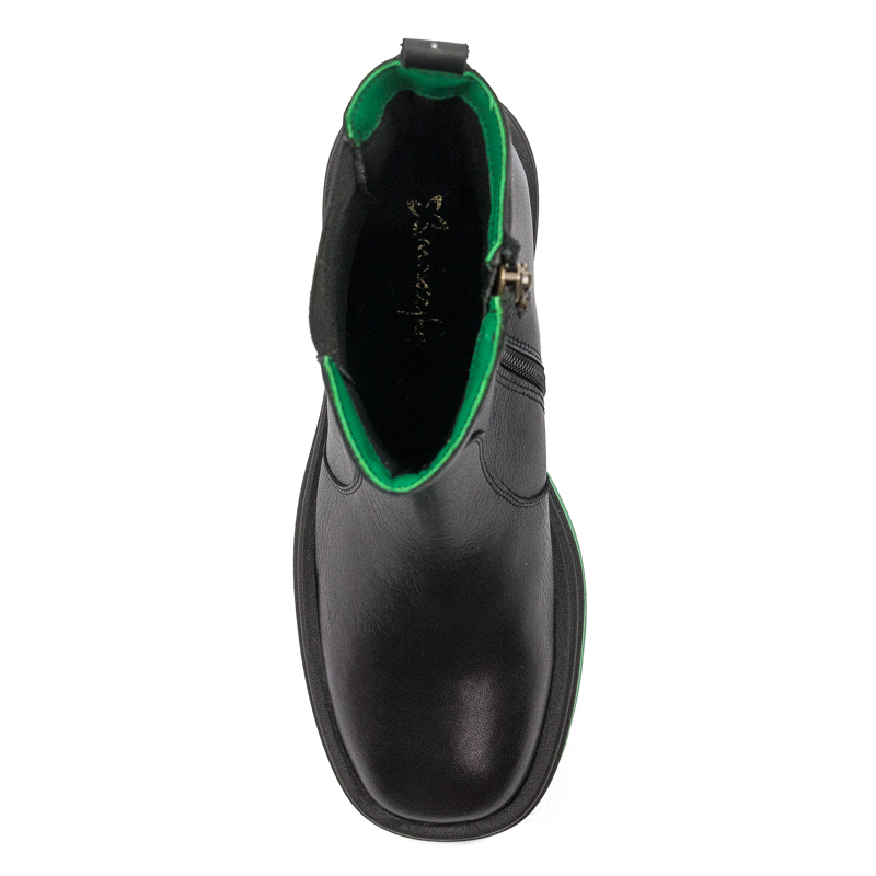 Maciejka 05746-09/00-7 Black+Green Boots