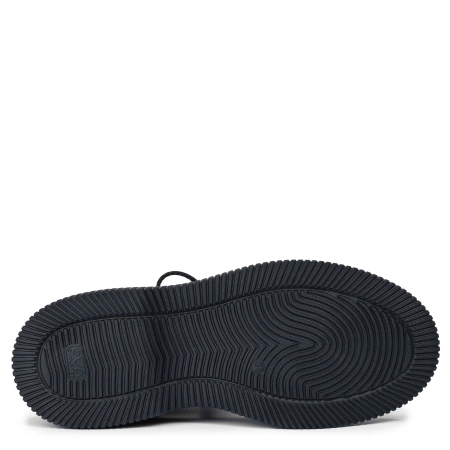 Maciejka Skórzane Botki w Stylu Militarnym Z Uprzężą Metaliczna Zieleń 07092-09-00-8